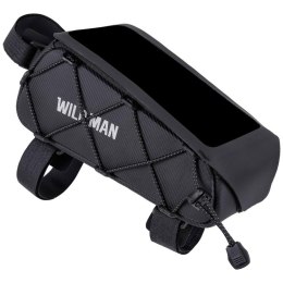 Etui/uchwyt rowerowy WILDMAN GX100 sakwa na ramę czarny