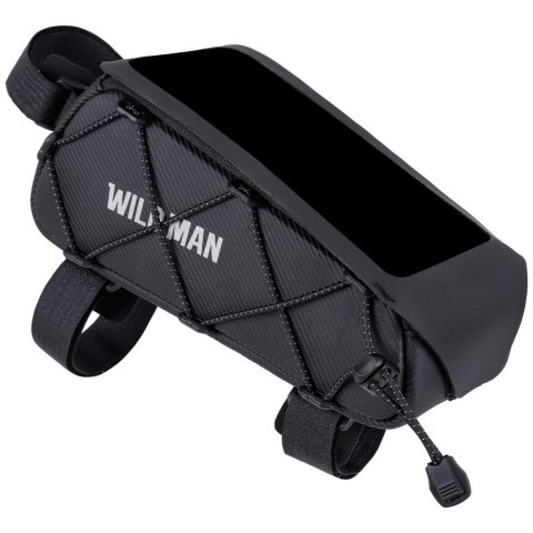 Etui/uchwyt rowerowy WILDMAN GX100 sakwa na ramę czarny
