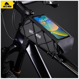 Etui/uchwyt rowerowy WILDMAN GX100 sakwa na ramę czarny