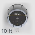 REBEL ACTIVE TRAMPOLINA PRO 10FT/305CM, SIATKA, DRABINKA RBA-8002