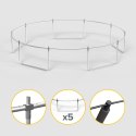 REBEL ACTIVE TRAMPOLINA PRO 15FT/457CM, SIATKA, DRABINKA RBA-8005