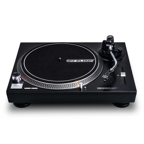 Reloop RP-1000 MK2 gramofon dla DJ Gramofon DJ z napędem pasowym Czarny