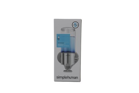 Simplehuman BT1034 dozownik do mydła 0,444 l Stal nierdzewna, Przezroczysty