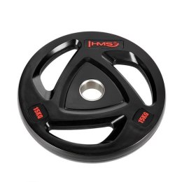 Talerz olimpijski ogumowany 15 kg HMS TOX15