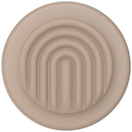 Uchwyt i podstawka do telefonu Popsockets MagSafe Round PopOut Latte Curves MagSafe beżowy
