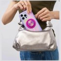 Uchwyt i podstawka do telefonu Popsockets Round Ripple Iridescent Aviation Opalescent MagSafe różowy