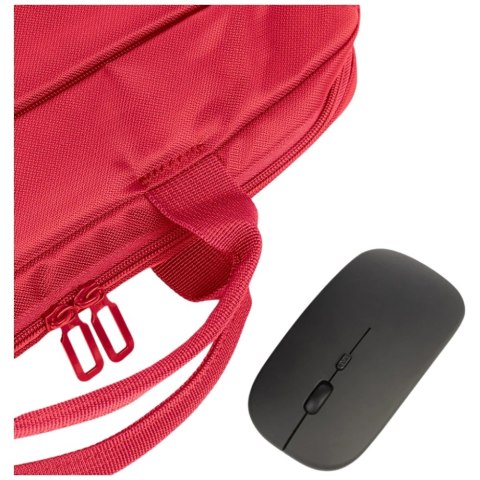 Zestaw torba Tucano Borsa Idea na laptopa 15.6" + myszka czerwony