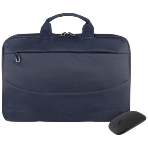 Zestaw torba Tucano Borsa Idea na laptopa 15.6" + myszka niebieski