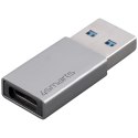 Adapter 4smarts Passive USB-A 3.0 do USB-C srebrny 2szt.