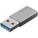 Adapter 4smarts Passive USB-A 3.0 do USB-C srebrny 2szt.