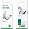 Adapter 4smarts Passive USB-A 3.0 do USB-C srebrny 2szt.