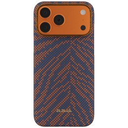 Etui PITAKA Edge Case Breath of Veins do iPhone 17 Pro Max burning orange