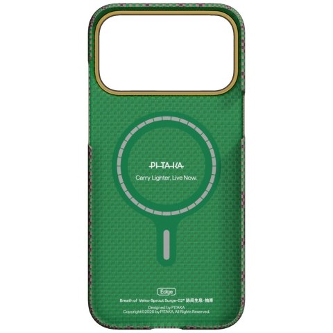 Etui PITAKA Edge Case Breath of Veins do iPhone 17 Pro Max / 18 Pro Max sprout surge