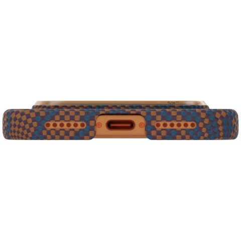 Etui PITAKA Edge Case Breath of Veins do iPhone 17 Pro burning orange