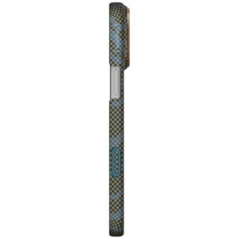 Etui PITAKA Edge Case Breath of Veins do iPhone 17 Pro dive green