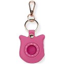 Etui na lokalizator / brelok Nimmy Glasses Cool and Cute Cat różowy