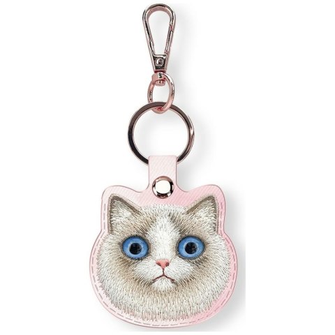 Etui na lokalizator / brelok Nimmy New Big Eyed Pet 2.0 Cat różowy