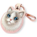 Etui na lokalizator / brelok Nimmy New Big Eyed Pet 2.0 Cat różowy