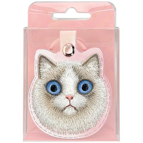 Etui na lokalizator / brelok Nimmy New Big Eyed Pet 2.0 Cat różowy
