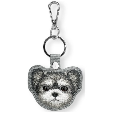 Etui na lokalizator / brelok Nimmy New Big Eyed Pet 2.0 Dog szary
