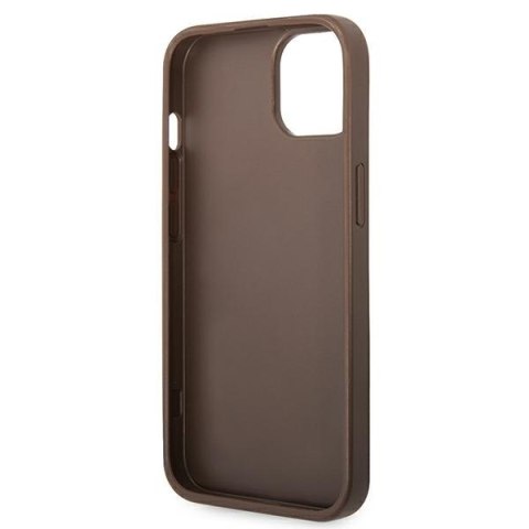 Guess GUHCP14S4GMGBR iPhone 14 / 15 / 136.1" brązowy/brown hardcase 4G Big Metal Logo