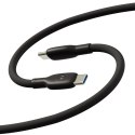 Kabel Motorola Silicone USB-C do USB-C 2m 100W 5A czarny
