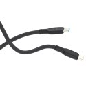 Kabel Motorola Silicone USB-C do USB-C 2m 100W 5A czarny