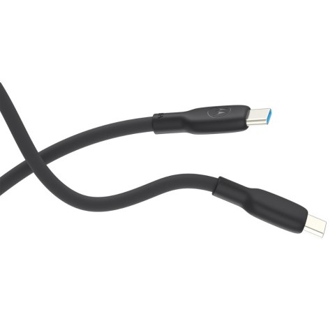 Kabel Motorola Silicone USB-C do USB-C 2m 100W 5A czarny