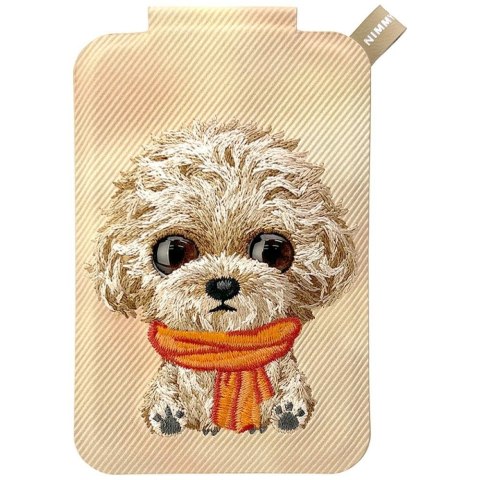 Magnetyczny portfel stojak na telefon Nimmy New Big-Eye Cute Pets 2.0 Dog brązowy