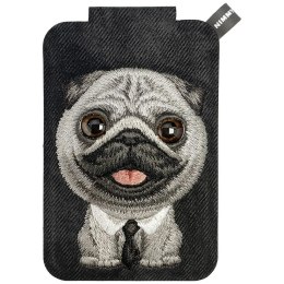 Magnetyczny portfel stojak na telefon Nimmy New Big-Eye Cute Pets 2.0 Dog czarny