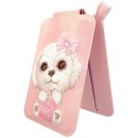 Magnetyczny portfel stojak na telefon Nimmy New Big-Eye Cute Pets 2.0 Dog różowy