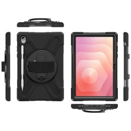 Pancerne etui z uchwytem 4smarts Rugged Case Grip do Samsung Galaxy Tab S11 czarny