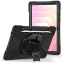 Pancerne etui z uchwytem 4smarts Rugged Case Grip do Samsung Galaxy Tab S11 czarny