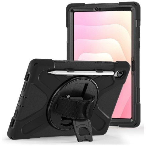 Pancerne etui z uchwytem 4smarts Rugged Case Grip do Samsung Galaxy Tab S11 czarny