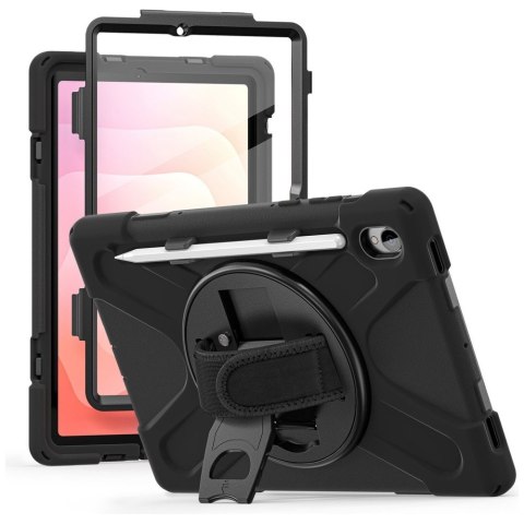 Pancerne etui z uchwytem 4smarts Rugged Case Grip do Samsung Galaxy Tab S11 czarny