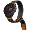 Pasek Spigen Athlex Air Quick Release do Garmin 22 mm czarno pomarańczowy