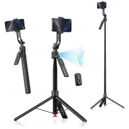 Selfistick 4smarts tripod ze śledzeniem twarzy 360° AI czarny
