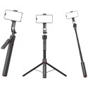 Selfie stick 4smarts tripod ze śledzeniem twarzy 360° AI czarny