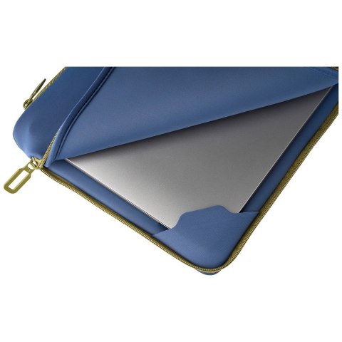 Torba na laptopa Tucano Doppio Sleeve do MacBook 15.6"/16" niebieski