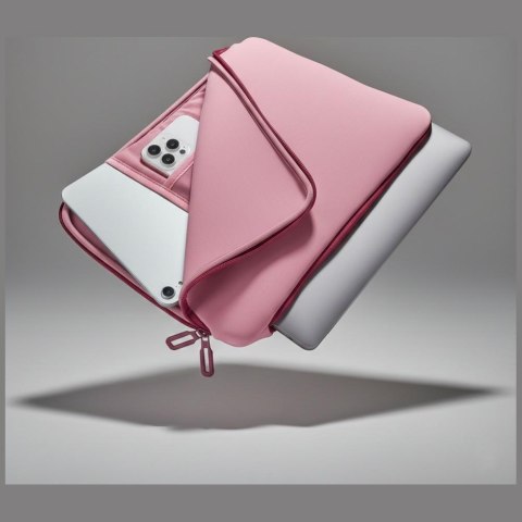 Torba na laptopa Tucano Doppio Sleeve do MacBook 15.6"/16" różowy
