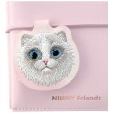 Zestaw 2w1 notatnik Nimmy New Big-Eye Cute Pets 2.0 + długopis Cat różowy