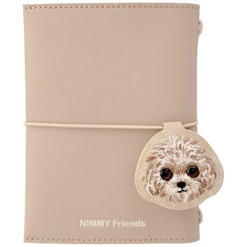 Zestaw 2w1 notatnik Nimmy New Big-Eye Cute Pets 2.0 + długopis Dog brązowy