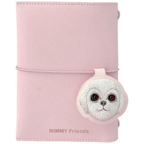 Zestaw 2w1 notatnik Nimmy New Big-Eye Cute Pets 2.0 + długopis Dog rożowy