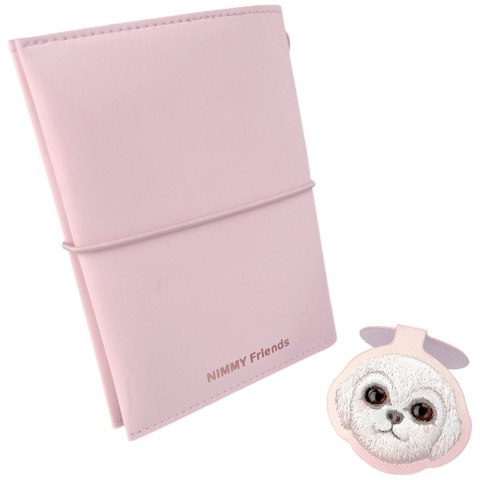 Zestaw 2w1 notatnik Nimmy New Big-Eye Cute Pets 2.0 + długopis Dog rożowy