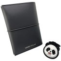 Zestaw 2w1 notatnik Nimmy New Big-Eye Cute Pets 2.0 + długopis Panda czarny