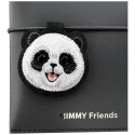 Zestaw 2w1 notatnik Nimmy New Big-Eye Cute Pets 2.0 + długopis Panda czarny