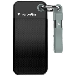 Dysk Zewnętrzny Verbatim Pocket SSD 128GB USB-C 3.2 gen.2 czarno-szary 32432