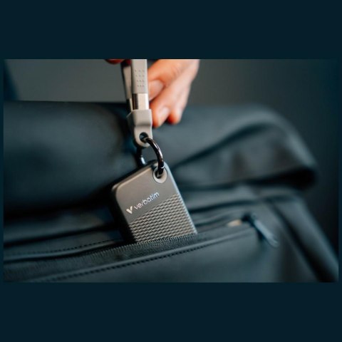 Dysk Zewnętrzny Verbatim Pocket SSD 128GB USB-C 3.2 gen.2 czarno-szary 32432