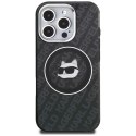 Etui Karl Lagerfeld IML Choupette Head Logo MagSafe do iPhone 16 Pro Max czarny