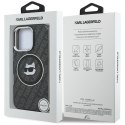 Etui Karl Lagerfeld IML Choupette Head Logo MagSafe do iPhone 16 Pro Max czarny